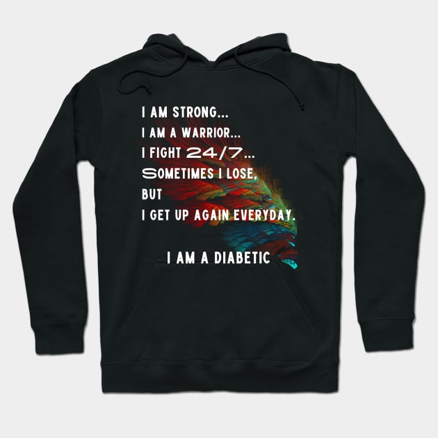 Proud Diabetic Phoenix Hoodie by Diabeticsy